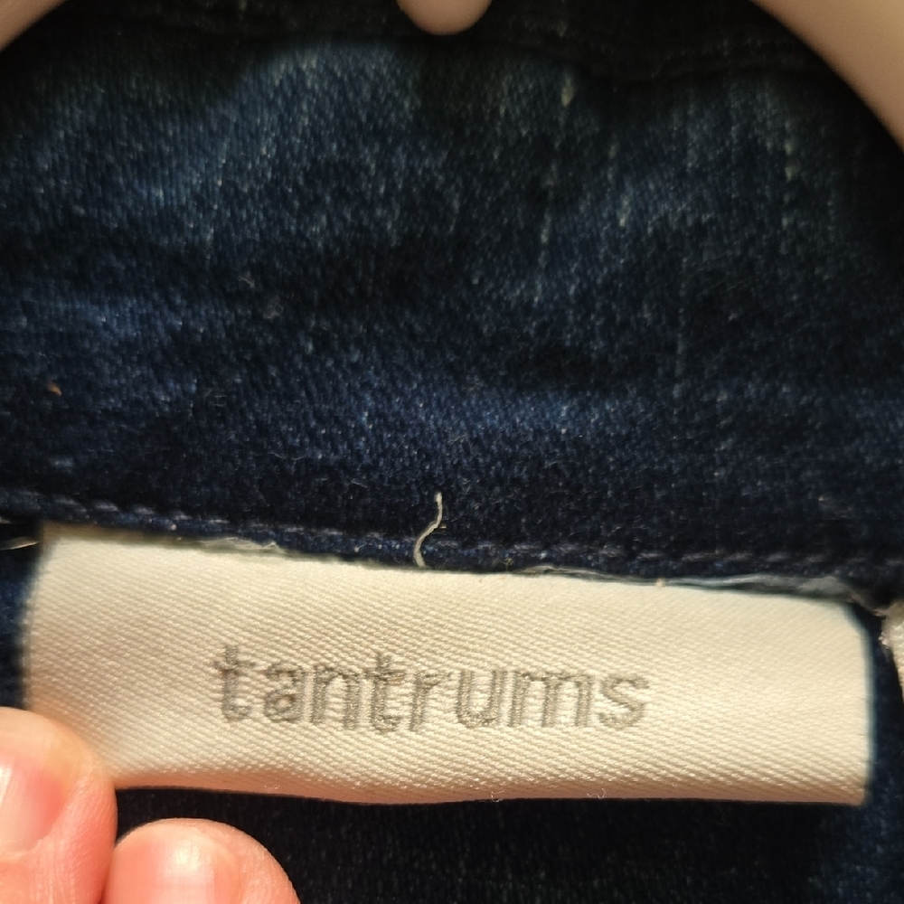 Tantrums Dark Blue Denim Jacket with Subtle Stitching - Picture 2 of 7